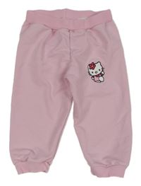 Růžové tepláky s Hello Kitty