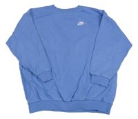 Modrá mikina s logem Nike