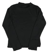 Černé žebrované triko Y.F.K.