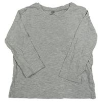 Šedé melírované triko H&M