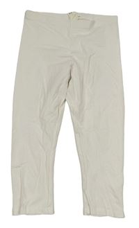 Bílé crop legíny H&M
