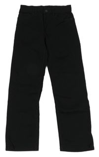 Černé straight fit rifle H&M