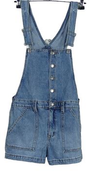 Dámské světlemodré riflové laclové kraťasy Pull&Bear 
