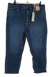 Nové - Dámské modré skinny crop rifle M&S