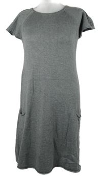 Dámské šedé svetrové šaty S. Oliver 