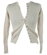 Dámský světlerůžový vzorovaný propínací crop svetr Zara 