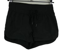 Dámské černé šusťákové kraťasy H&M
