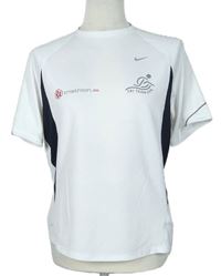 Pánské bílo-černé sportovní tričko Nike 