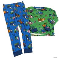 Zeleno-modré pyžamo s auty F&F