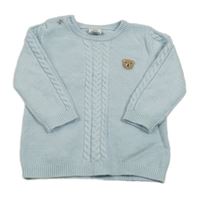 Světlemodrý svetr s medvědem River Island