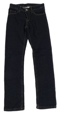 Tmavomodré slim rifle H&M