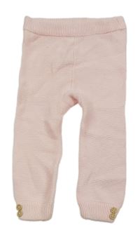 Světlerůžové pletené tepláky Orchestra