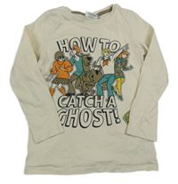 Béžové triko se Scooby doo