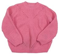 Růžový svetr F&F