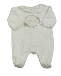 Bílý overal s výšivkou a volánkem Mamas&Papas vel.44