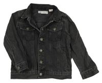 Tmavošedá riflová bunda Zara