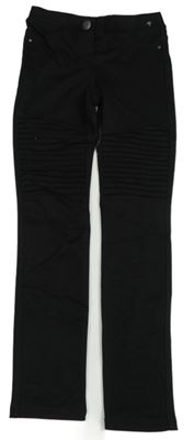 Černé tregíny s žebrováním C&A