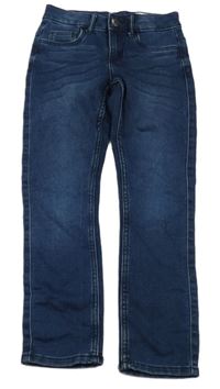 Tmavomodré teplákové skinny rifle Pepperts