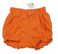 Nové - Oranžové bavlněné kraťasy GAP