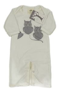 Nové - Bílý overal se sovami 