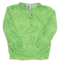Zelené květované triko Topolino
