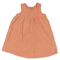 Oranžové bavlněné šaty Nutmeg