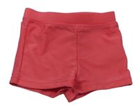 Růžové nohavičkové plavkové kraťasy zn. Mothercare 