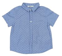 Světlemodrá puntíkovaná košile H&M