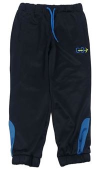 Tmavomodro-modré sportovní kalhoty Topolino