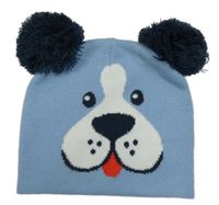 Světlemodrá čepice s pejskem Bertie&Bo