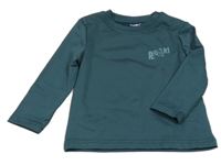 Zelenošedé sportovní triko s nápisem Lupilu