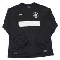 Černé funkční fotbalové triko s logem Nike