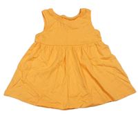 Oranžové melírované šaty PRIMARK