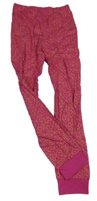 Tmavorůžovo-zlaté vzorované pyžamové kalhoty Next 