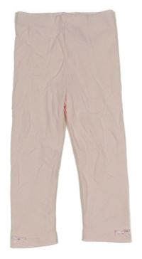 Světlerůžové legíny s mašličkami MINTINI BABY