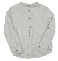 Bílá lněná košile KIABI