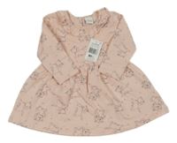 Nové - světlerůžové šaty s kočičkami Marií a volánkem Disney