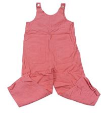 Růžové lehké laclové kalhoty Zara