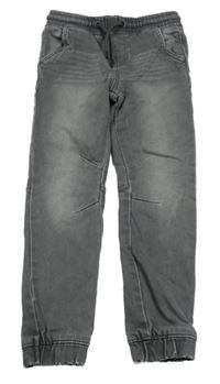 Šedé zateplené skinny rifle C&A