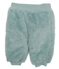 Světlezelené chlupaté tepláky Studio