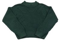 Tmavozelený svetr H&M