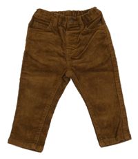 Hnědé manšestrové kalhoty Next