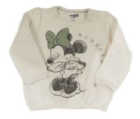 Bílá prošívaná mikina s Minnie C&A
