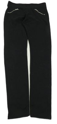 Černé tregíny se zipy Page One Young