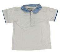 Bílo-modré polo tričko zn. Lee Cooper