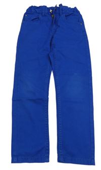 Modré skinny plátěné kalhoty C&A