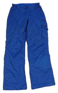 Modré šusťákové funkční oteplovačky nkd