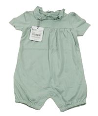 Nové - zelený kraťasový overal Tu