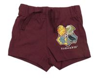 Vínové kraťasy s potiskem - Harry Potter Primark