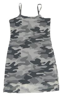Šedé army tylové šaty Primark